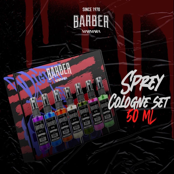 7 Mix Set EDC Sprey Kolonya 50 ML - Resim 4