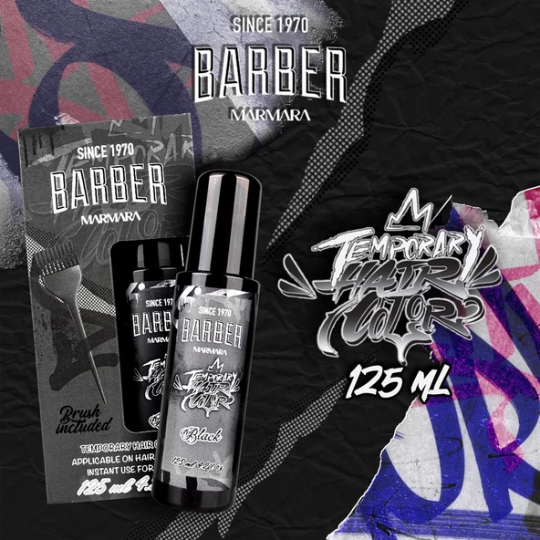 Geçici Say Boyası Siyah 125 ML - Resim 3