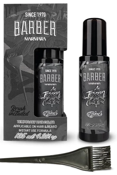 Geçici Say Boyası Siyah 125 ML - Resim 4