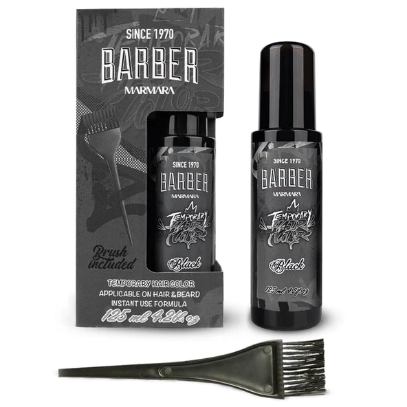 Geçici Say Boyası Siyah 125 ML - Resim 2