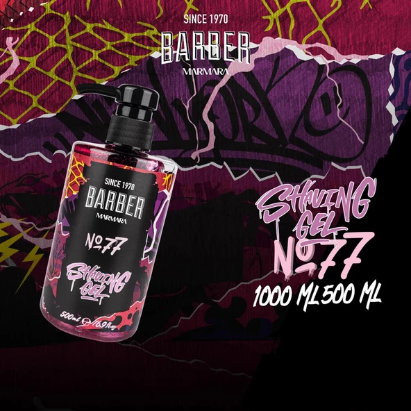 No.77 Pompalı Tıraş Jeli 500 ML - Resim 3