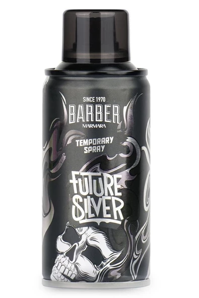 Geçici Renkli Saç Spreyi Gümüş 150 ML - Resim 5