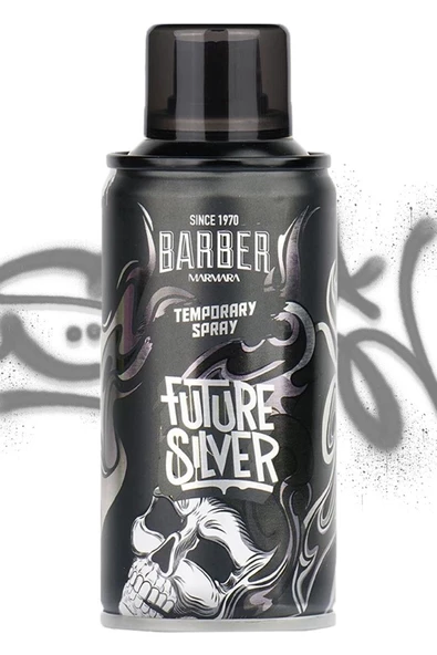 Geçici Renkli Saç Spreyi Gümüş 150 ML - Resim 8