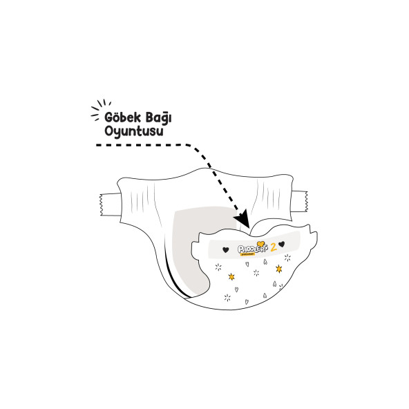 Paddlers Protection Bebek Bezi 2 Numara Mini 240 Adet (3-6 Kg) Ekstra Jumbo Set - Resim 3