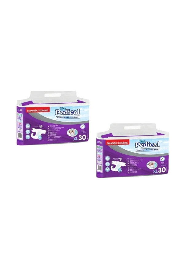 DR.PEDİCAL Eco Belbantlı Hasta Bezi Extra Büyük (Xl) 60 Adet