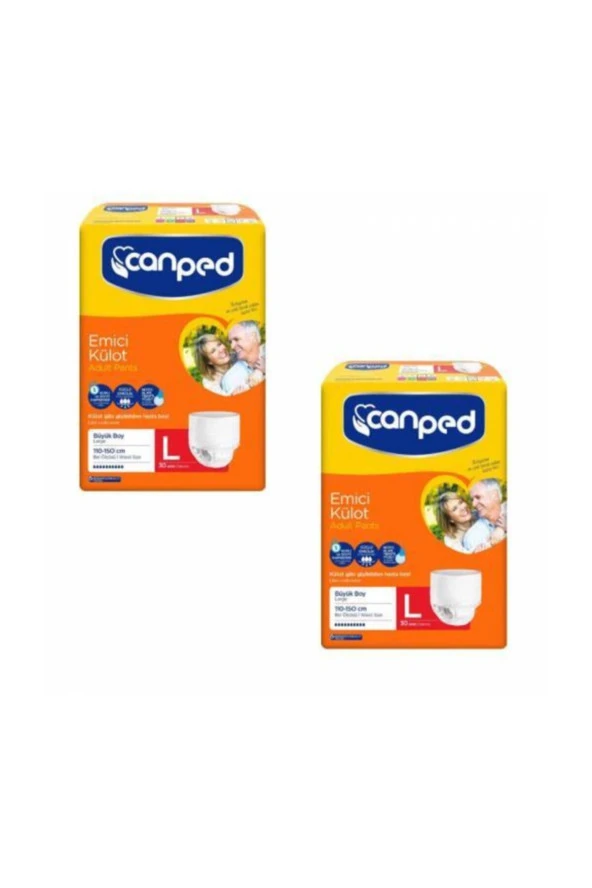 CANPED Emici Külot Hasta Bezi Büyük 2X30 Adet