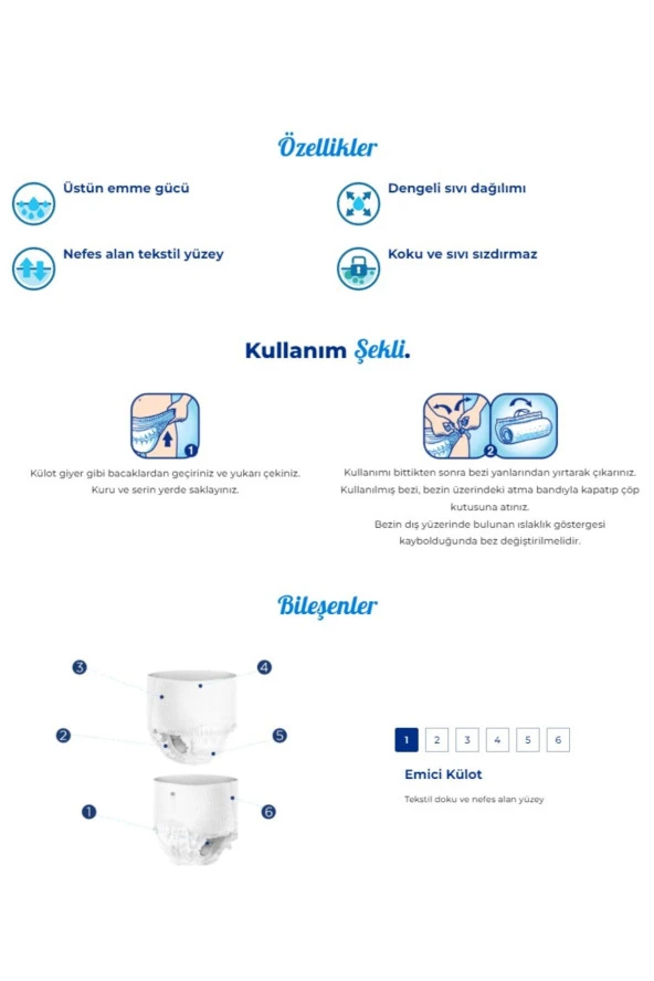 CANPED Emici Külot L-Büyük Boy 30'Lu ürün görseli