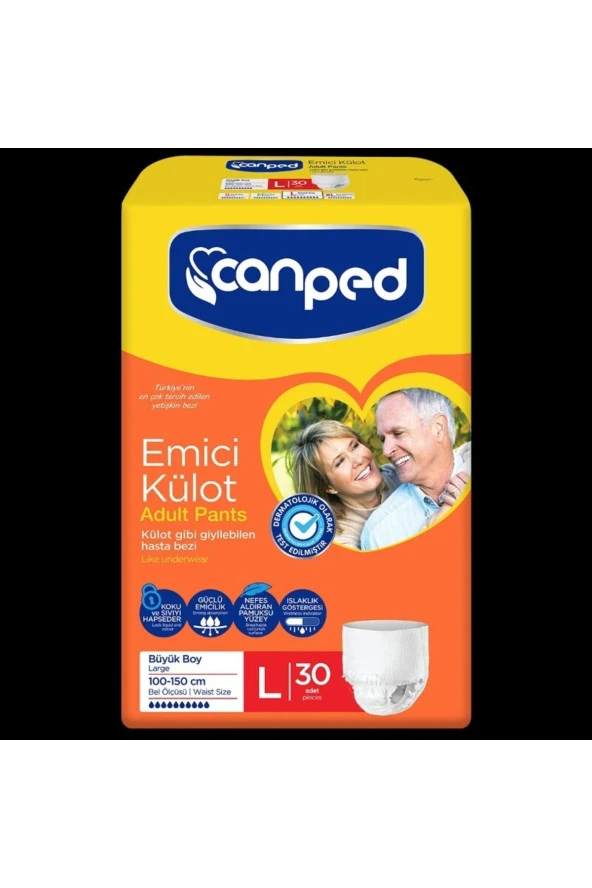 CANPED Emici Külot Büyük Boy L 30'Lu ürün görseli