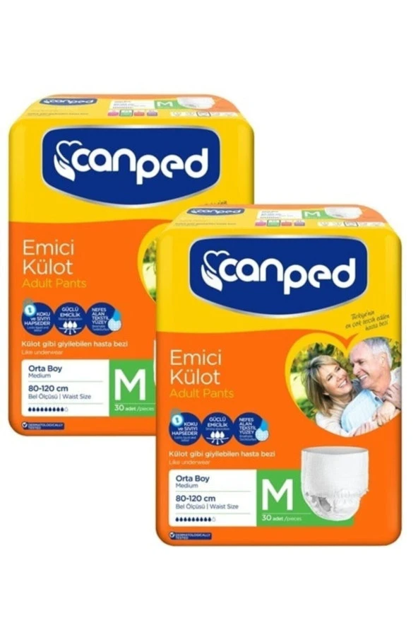 CANPED Orta Boy Medium 60 Adet Emici Külot ürün görseli