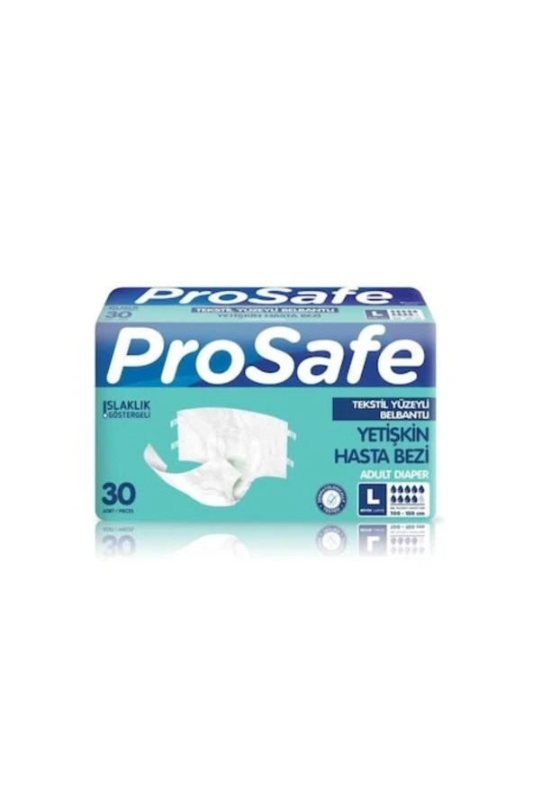 PROSAFE Belbantlı Hasta Altbezi Large 4X30:120 Adet