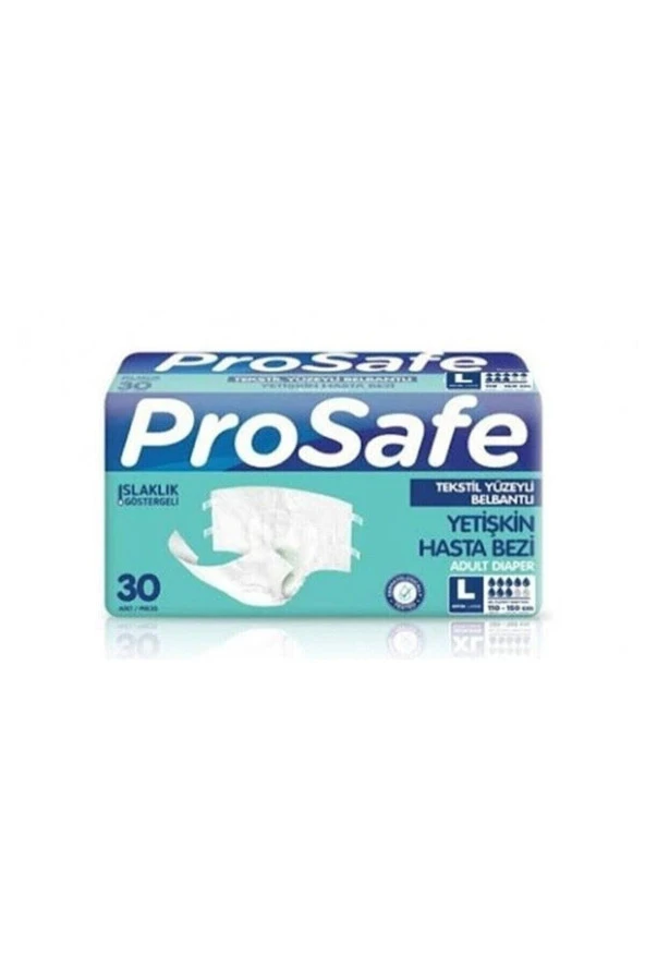 PROSAFE Belbantlı Yetişkin Hasta Bezi -L ürün görseli