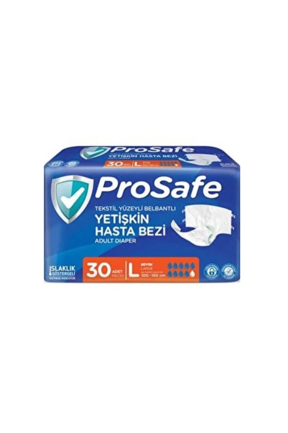 PROSAFE Hasta Bezi Belbantlı(Cırtlı) 30'Lu L ürün görseli