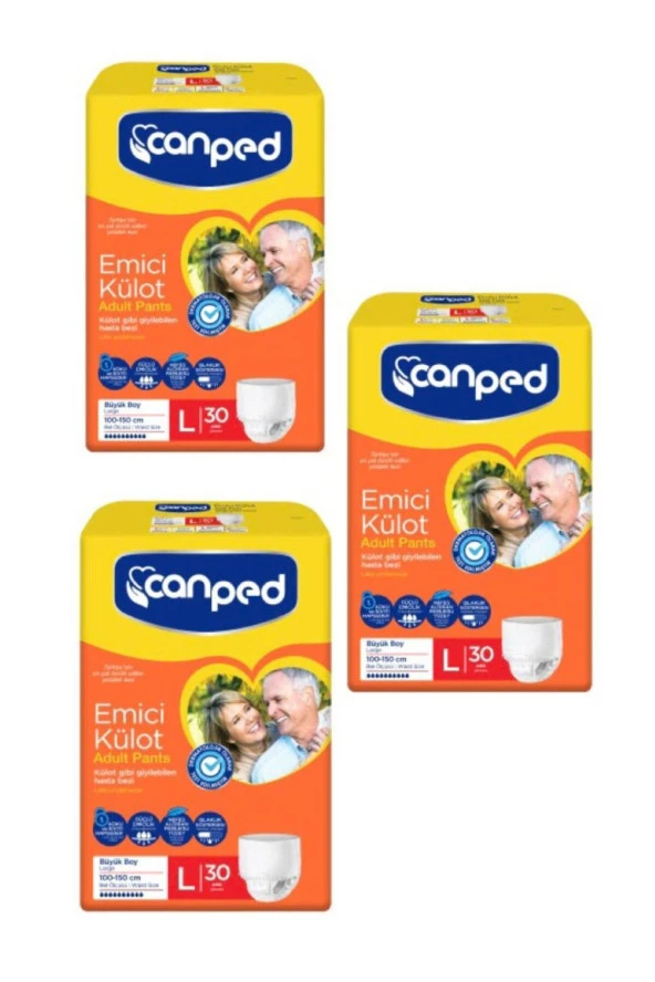 CANPED Emici Külot L 90'Lı ( 3 Paket) ürün görseli