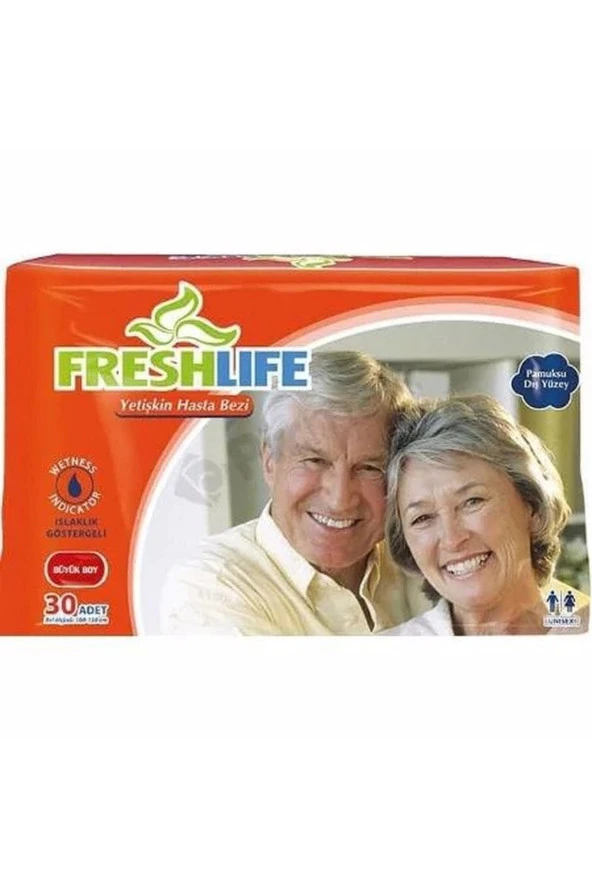 FRESHLİFE 30'Lu Bel Bantlı Hasta Bezi Large - 1