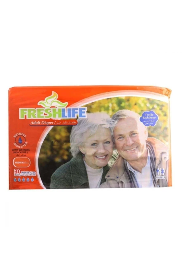 FRESHLİFE Fresh Life Hasta Bezi Medium Orta Boy 30 Adet