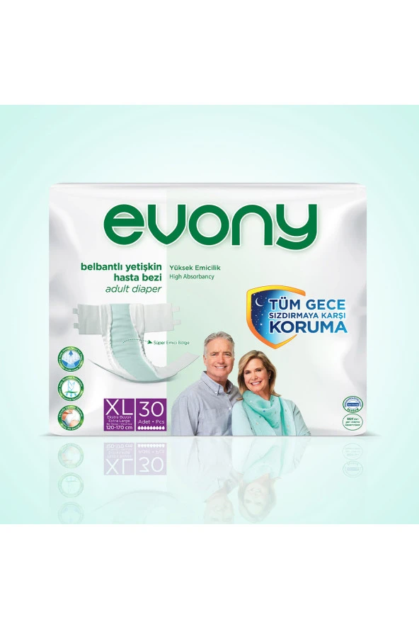 EVONY Yetişkin Bezi X-Large 30'Lu
