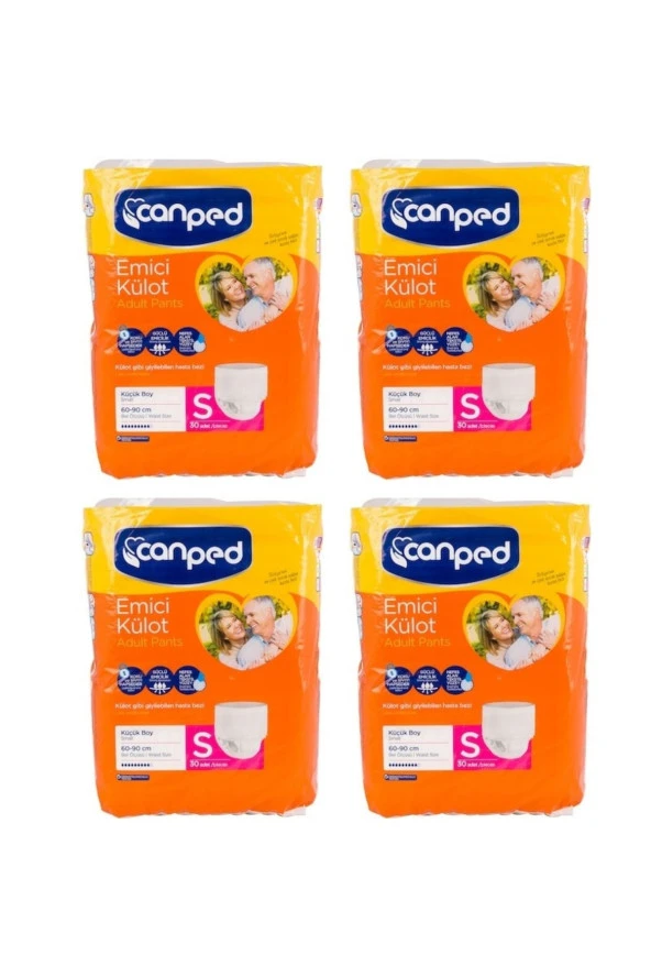 CANPED Emici Külot Small (Küçük) 4X30'Lu 120 Adet Hasta Bezi ürün görseli