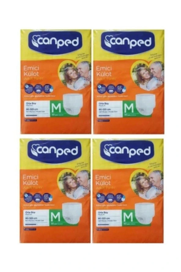 Canped Emici Külot Orta (Medium) 4X30'lu 120 Adet Hasta Bezi ürün görseli