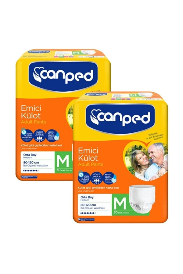 CANPED Orta Boy Medium 60 Adet Emici Külot ürün görseli