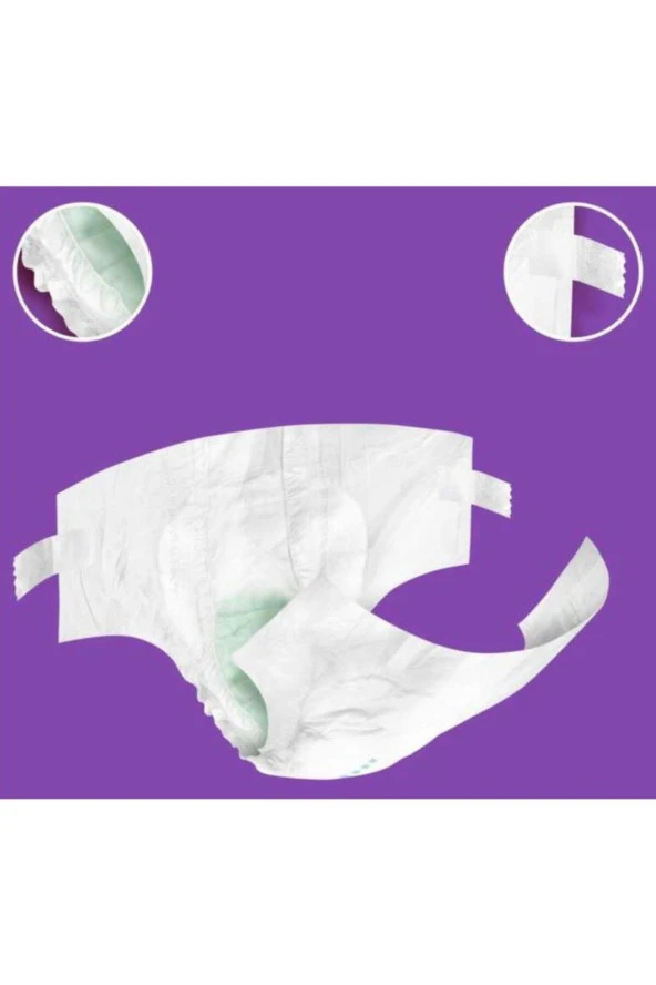 CANPED Bel Bantlı Tekstil Yüzeyli Çocuk Hasta Alt Bezi En Küçük Boy (Xs)30 Adet - Resim 2