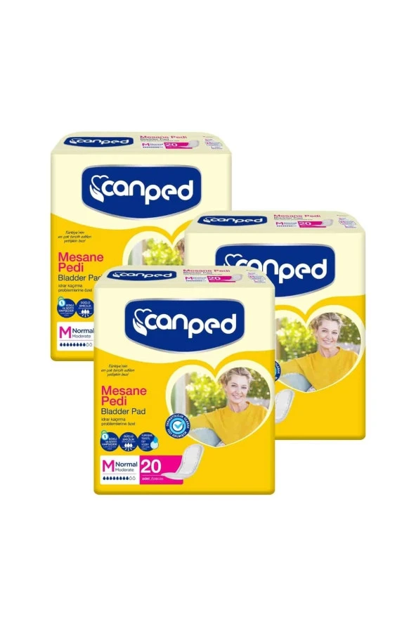 CANPED Mesane Pedi Normal M Beden 60 Adet