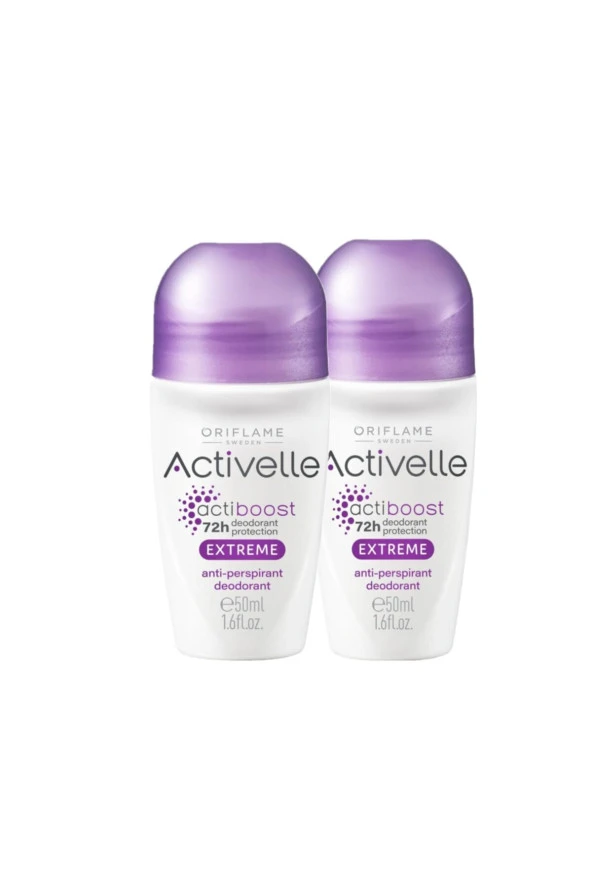 ORİFLAME Activelle Extreme Anti - Perspirant Roll-On 2 Adet Kozmetikdeposu