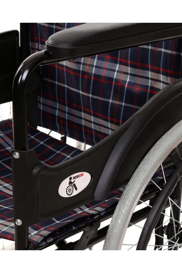 WOLLEX Katlanabilir Refagatçi Frenli Manuel Tekerlekli Sandalye1.Kalite - 2