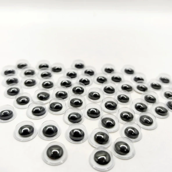 8 mm Oynargöz Siyah Oynayan Göz ,Oynar Göz - 1 Adet - 3