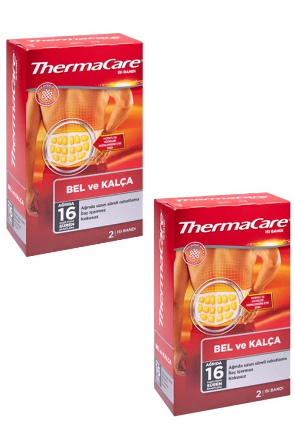 Thermacare Bel Ve Kalça Flaster 2 Adet (SKT:06/2025)