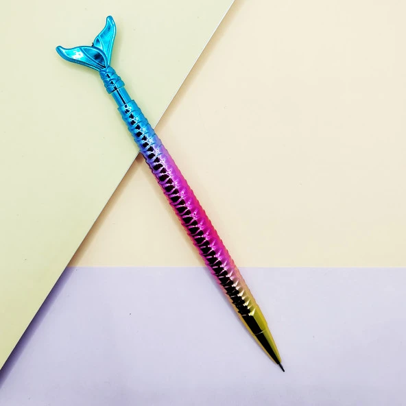 Metalik Denizkızı 0.7 Versatil Kalem, Uçlu Kalem 1 Adet - Mavi