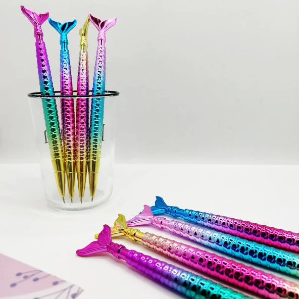 Metalik Denizkızı 0.7 Versatil Kalem, Uçlu Kalem 1 Adet - Sarı - Resim 2