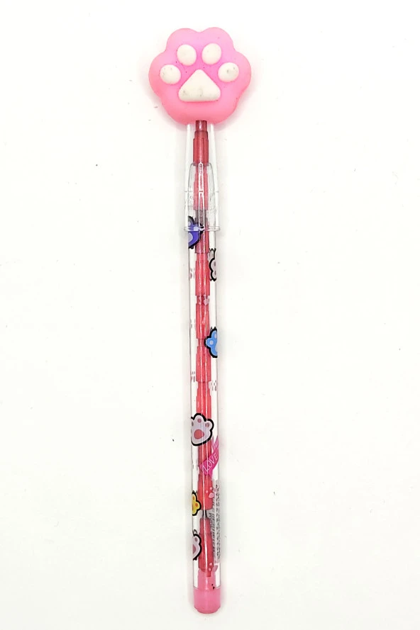 Pembe Pati Desenli Yumurtlayan Kalem - 1 Adet