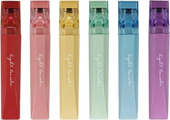 CS-H816 Renkli 6 Çeşitli Fosforlu Kalem Seti -  İşaretleyici Kalem Seti - Resim 5