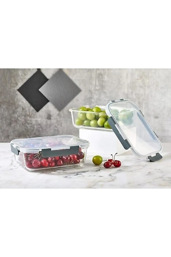 Vip Vp-892 Dikdörtgen 1050 Ml Kilitli Cam Saklama Kabı ürün görseli