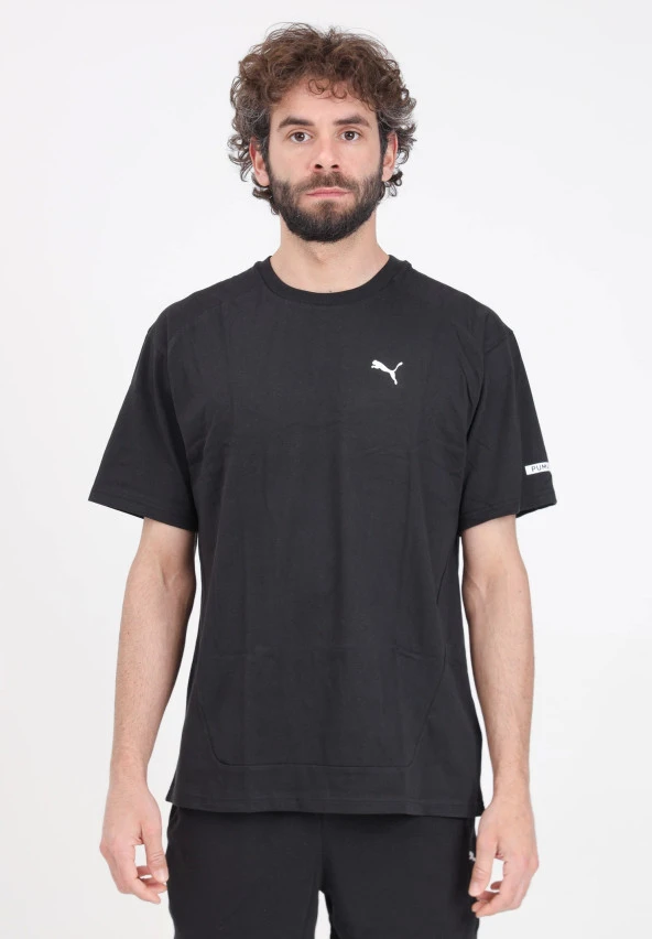 Puma Rad/Cal Erkek Siyah Günlük Stil T-Shirt 67891301