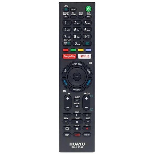 Huayu RM-L1351 Sony Netflix-Youtube-Google Play Tuşlu Universal Lcd-Led Tv Kumandası - 4