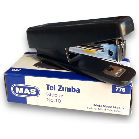 Mas Zımba Makinesi Sturdy S No:10 Siyah Zımba Makinası