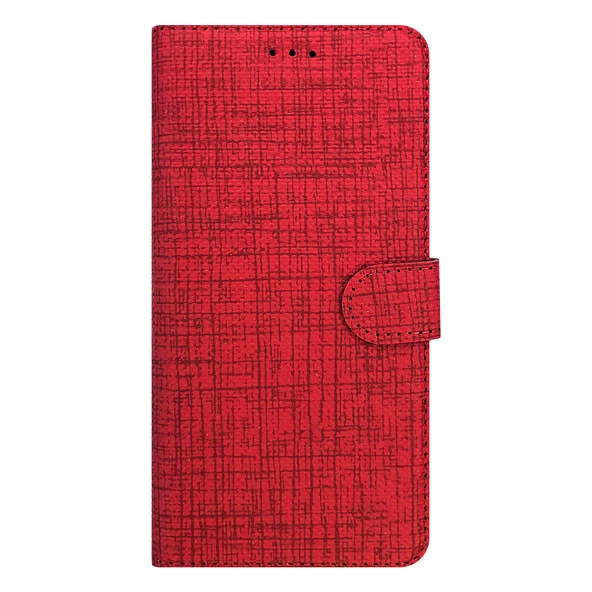 Samsung Galaxy A01 Kılıf FitCase Fabric Kapaklı Cüzdanlı - 8
