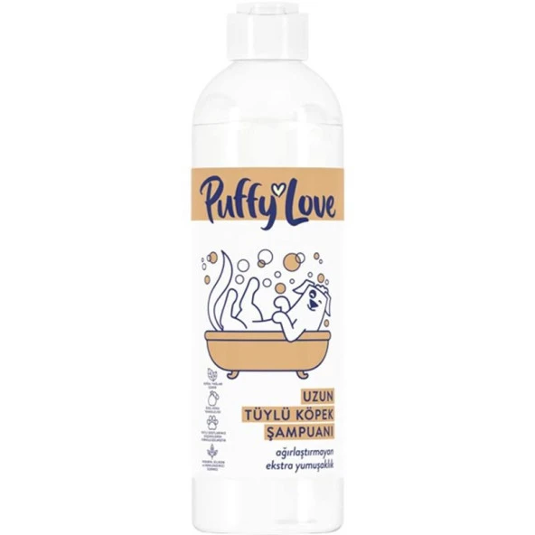 Puffy Love Uzun Tüylü Köpek Şampuanı 370ml