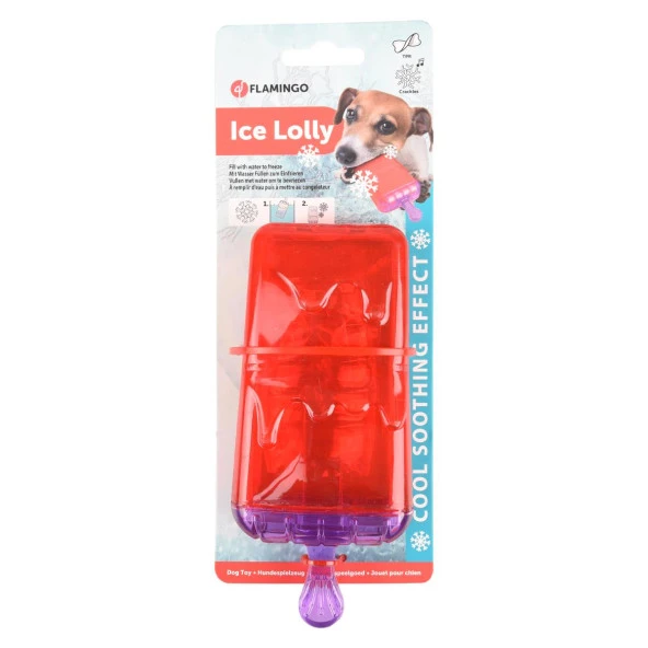 Flamingo Lolly Dondurma Kabı Köpek Oyuncağı 16cm