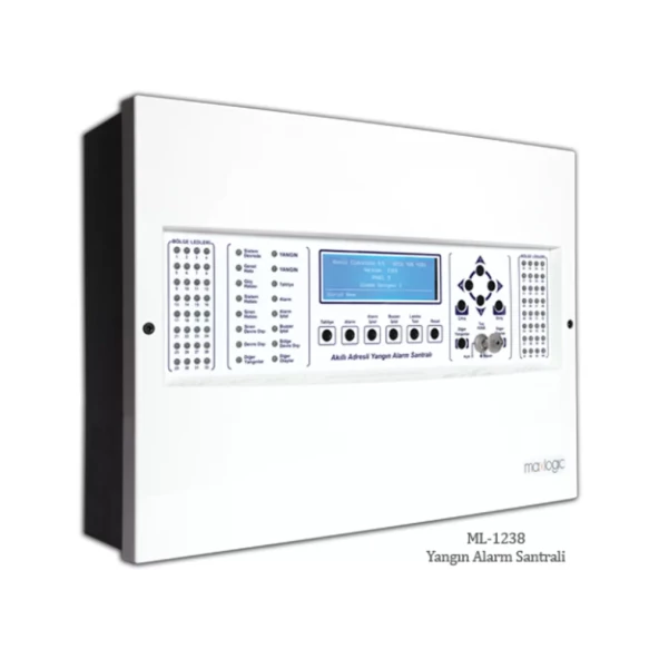 Maxlogic ML-1232/M Akıllı Adresli Yangın Alarm Santralı, 2 Çevrim, 254 Adres, Marin Sertifikalı