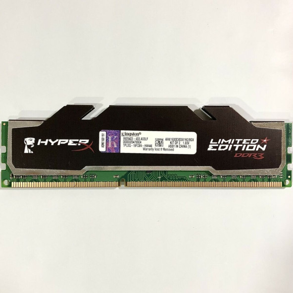 Kingston HyperX 4GB PC3-12800 DDR3-1600 SDRAM KHX1600C9D3X1/4GX MASAÜSTÜ RAM BELLEK