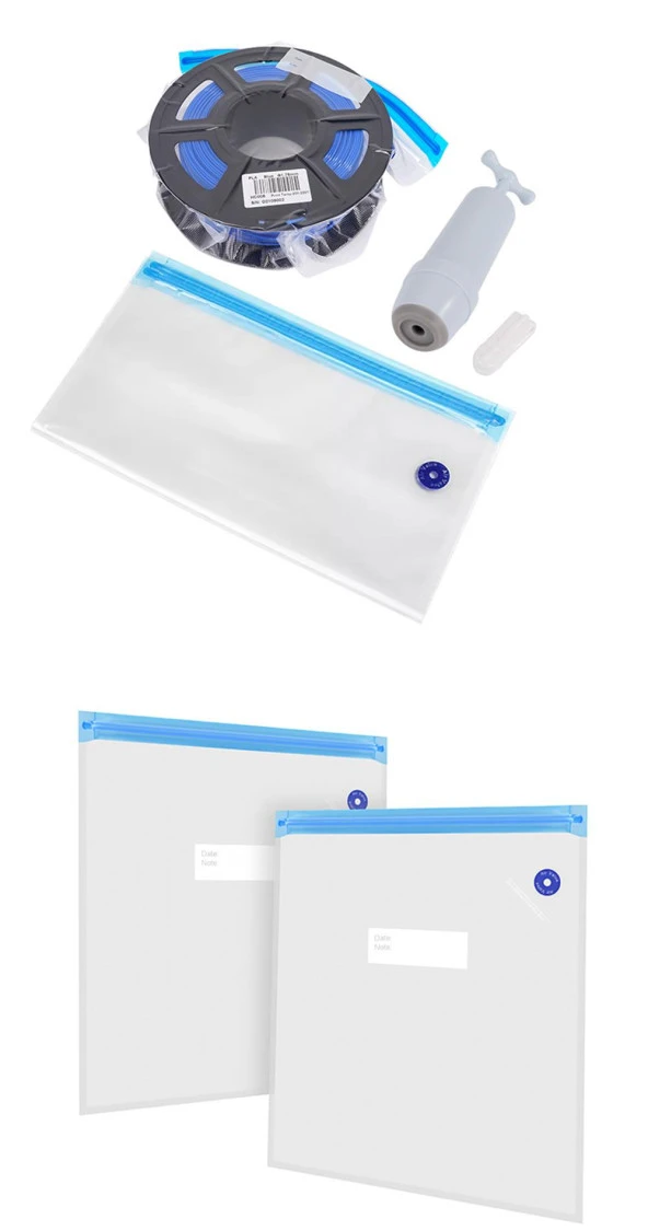 Filament Vakumlama Poşeti+Vakum Pompası(5 Poşet 1 Pompa 30x34cm) - 2
