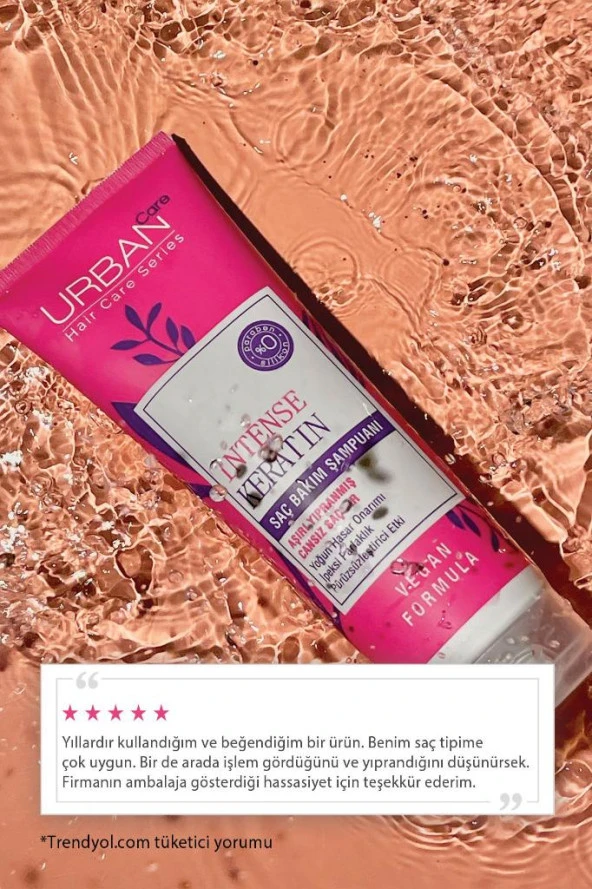 Urban Care Intense Keratin Aşırı Yıpranmış Saçlara Özel Saç Bakım Şampuanı-250 Ml-vegan - 6