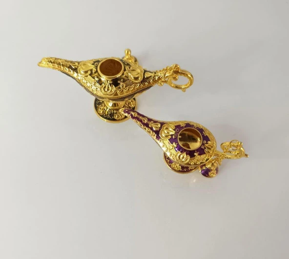 Mücevherat Takı Kutusu İbrik Swaroski Taşlı 2 Adet Ev Dekorasyon Masa Süsü - 5