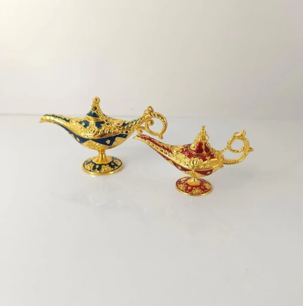 Mücevherat Takı Kutusu İbrik Swaroski Taşlı 2 Adet Ev Dekorasyon Masa Süsü - 9