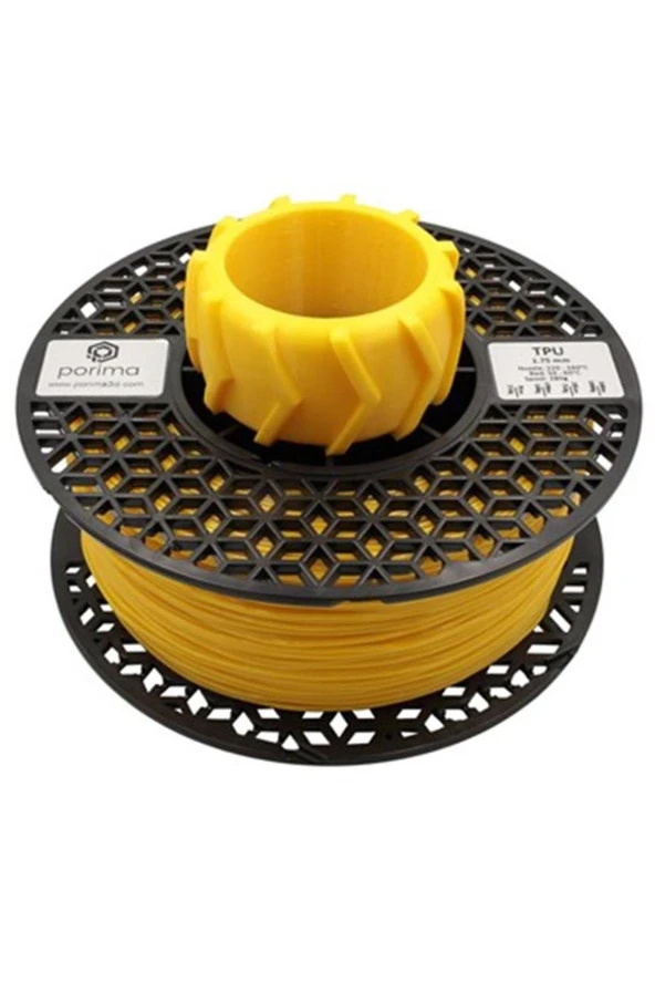 Porima TPU Flex 98A 1.75mm Sarı RAL1023 Filament 1 Kg ürün görseli