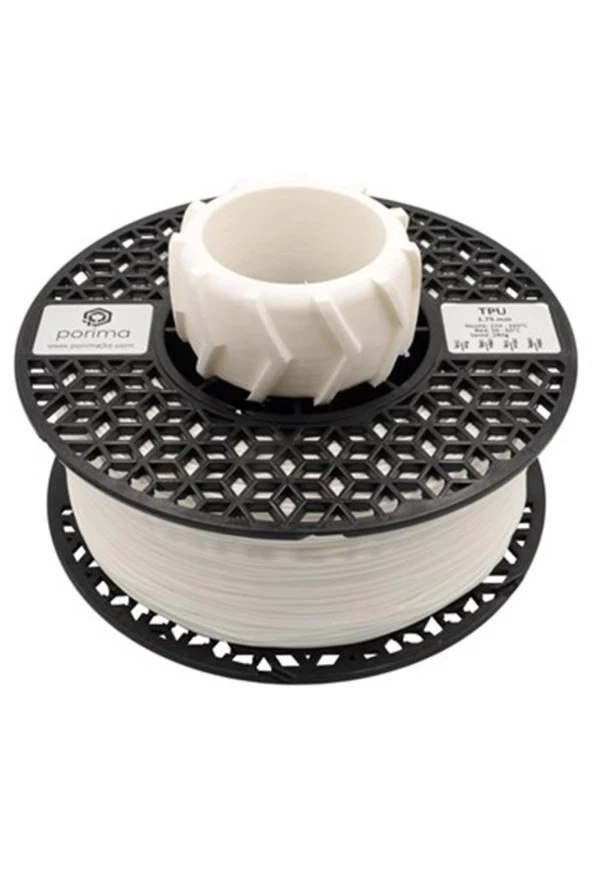Porima TPU Flex 98A 1.75mm Beyaz RAL9003 Filament 1 Kg ürün görseli
