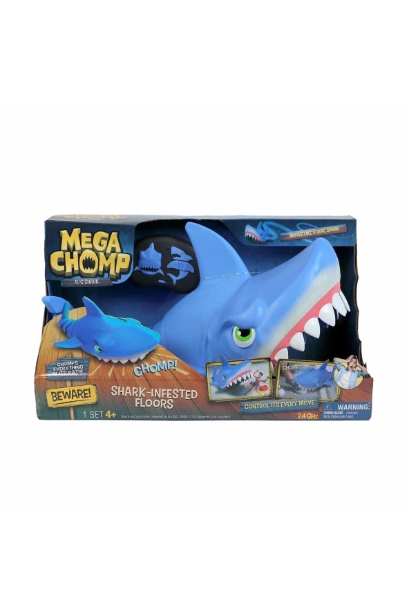 GIOCHI PREZIOSI MGR00000 Mega Chomp Uzaktan Kumandalı RC Köpekbalığı - 18493