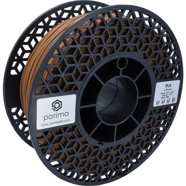 Porima PLA 1.75mm Kahverengi RAL8007 Filament 1 Kg - 1